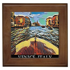 Gondola View   Framed Tile by ConteMonfrey