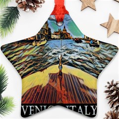 Gondola View   Ornament (star) by ConteMonfrey