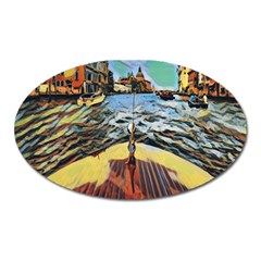 Gondola View   Oval Magnet by ConteMonfrey