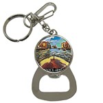 Gondola View   Bottle Opener Key Chain Front