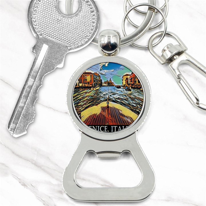 Gondola View   Bottle Opener Key Chain