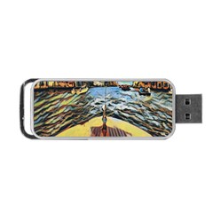 Gondola View   Portable Usb Flash (one Side) by ConteMonfrey