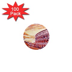 Rome Colosseo, Italy 1  Mini Magnets (100 Pack)  by ConteMonfrey