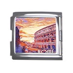 Rome Colosseo, Italy Mega Link Italian Charm (18mm) Front