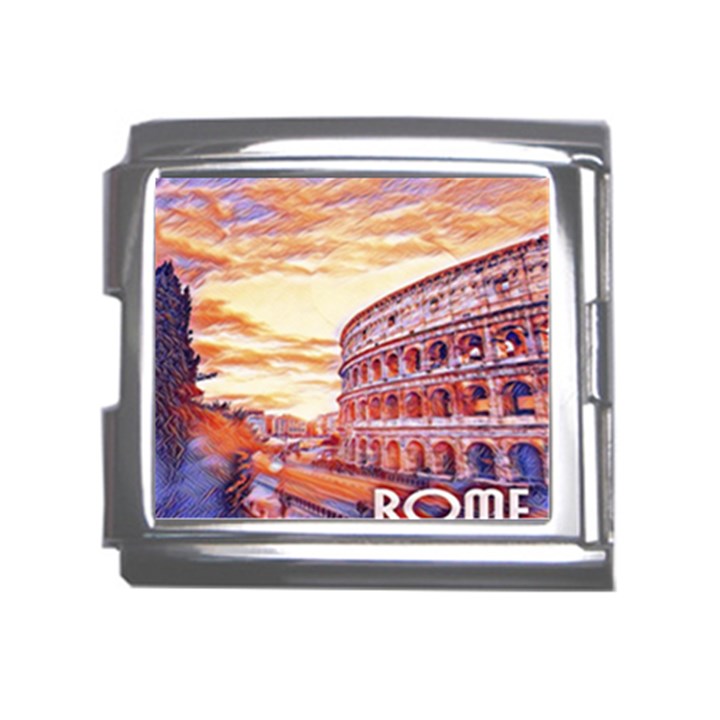 Rome Colosseo, Italy Mega Link Italian Charm (18mm)