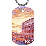 Rome Colosseo, Italy Dog Tag (One Side) Front