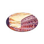 Rome Colosseo, Italy Sticker Oval (10 pack) Front