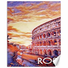 Rome Colosseo, Italy Canvas 16  X 20  by ConteMonfrey