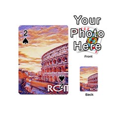 Rome Colosseo, Italy Playing Cards 54 Designs (mini) by ConteMonfrey