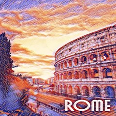 Rome Colosseo, Italy Play Mat (rectangle) by ConteMonfrey