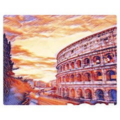 Rome Colosseo, Italy Premium Plush Fleece Blanket (medium) by ConteMonfrey