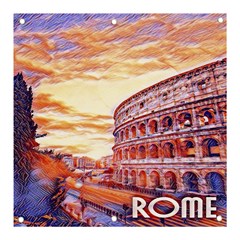 Rome Colosseo, Italy Banner And Sign 3  X 3  by ConteMonfrey