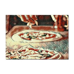 Naples Pizza On The Making Sticker A4 (100 Pack) by ConteMonfrey