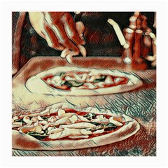 Naples Pizza On The Making Medium Glasses Cloth (2 Sides) by ConteMonfrey