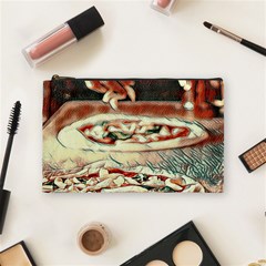 Naples Pizza On The Making Cosmetic Bag (medium) by ConteMonfrey