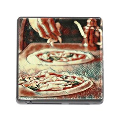 Naples Pizza On The Making Memory Card Reader (square 5 Slot) by ConteMonfrey