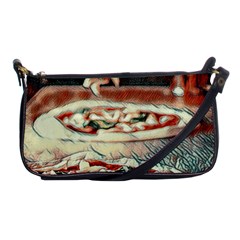 Naples Pizza On The Making Shoulder Clutch Bag by ConteMonfrey