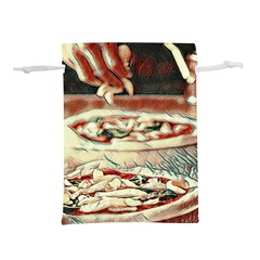 Naples Pizza On The Making Lightweight Drawstring Pouch (s) by ConteMonfrey