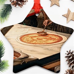 Let`s Make Pizza Ornament (star) by ConteMonfrey