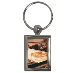 Let`s Make Pizza Key Chain (rectangle) by ConteMonfrey