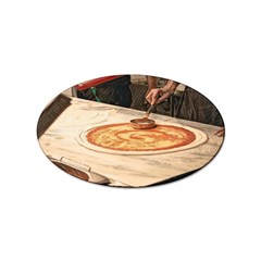 Let`s Make Pizza Sticker (oval) by ConteMonfrey