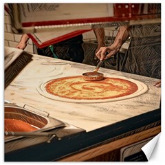 Let`s Make Pizza Canvas 16  X 16  by ConteMonfrey