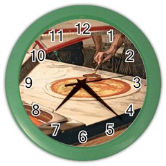 Let`s Make Pizza Color Wall Clock by ConteMonfrey