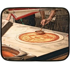 Let`s Make Pizza One Side Fleece Blanket (mini) by ConteMonfrey