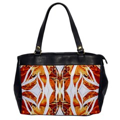 Dragon Symmetry I Oversize Office Handbag by kaleidomarblingart