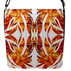 Dragon Symmetry I Flap Closure Messenger Bag (s) by kaleidomarblingart