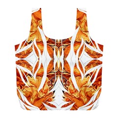 Dragon Symmetry I Full Print Recycle Bag (l) by kaleidomarblingart