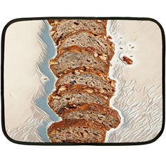 Bread Is Life - Italian Food One Side Fleece Blanket (mini) by ConteMonfrey