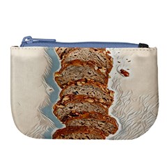 Bread Is Life - Italian Food Large Coin Purse by ConteMonfrey