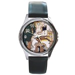 Juliet`s Windows   Round Metal Watch Front