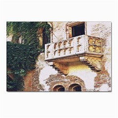 Juliet`s Windows   Postcard 4 x 6  (pkg Of 10) by ConteMonfrey