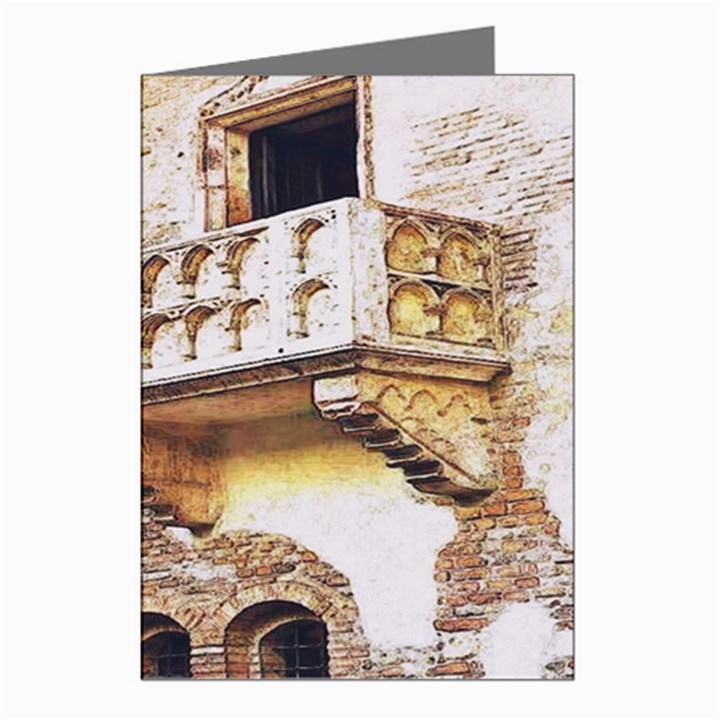 Juliet`s Windows   Greeting Cards (Pkg of 8)