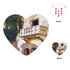 Juliet`s Windows   Playing Cards Single Design (heart) by ConteMonfrey