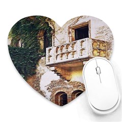 Juliet`s Windows   Heart Mousepad by ConteMonfrey