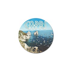 Capri, Italy Vintage Island  Golf Ball Marker (4 Pack) by ConteMonfrey