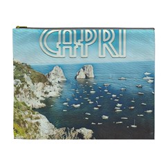 Capri, Italy Vintage Island  Cosmetic Bag (xl) by ConteMonfrey