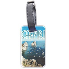 Capri, Italy Vintage Island  Luggage Tag (one Side) by ConteMonfrey