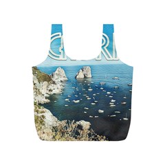 Capri, Italy Vintage Island  Full Print Recycle Bag (s) by ConteMonfrey