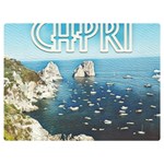 Capri, Italy Vintage Island  Premium Plush Fleece Blanket (Extra Small) 40 x30  Blanket Front