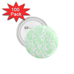 Clean Ornament Tribal Flowers  1 75  Buttons (100 Pack)  by ConteMonfrey