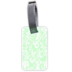 Clean Ornament Tribal Flowers  Luggage Tag (two Sides)