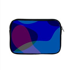 Blue Abstract 1118 - Groovy Blue And Purple Art Apple Macbook Pro 15  Zipper Case by KorokStudios