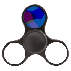 Blue Abstract 1118 - Groovy Blue And Purple Art Finger Spinner by KorokStudios