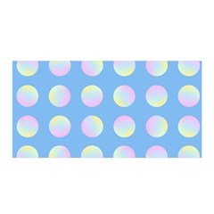 Abstract Stylish Design Pattern Blue Satin Wrap 35  X 70  by brightlightarts