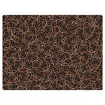 Random Abstract Geometry Motif Pattern One Side Premium Plush Fleece Blanket (Extra Small) 40 x30  Blanket Front