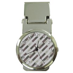 Pale Multicolored Stripes Pattern Money Clip Watches by dflcprintsclothing